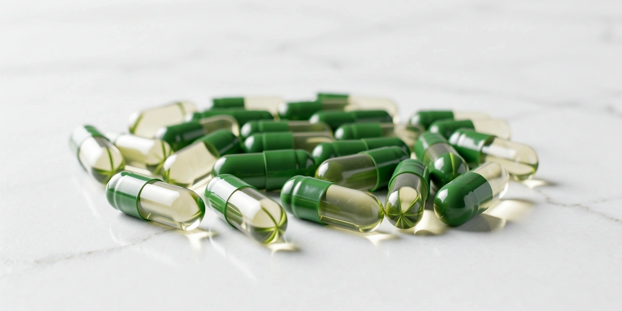 Suplementos naturais em cápsulas